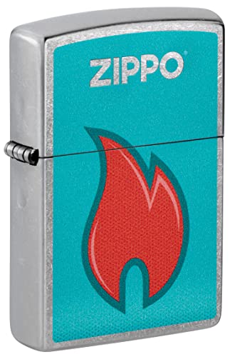 Zippo Lighter- Personalized Engrave for Zippo Logo Lighter Turquoise Teal 48495
