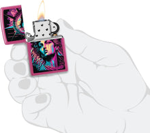 Load image into Gallery viewer, Zippo Lighter - Custom Message Engrave Retro Statue of Liberty Frequency 48916
