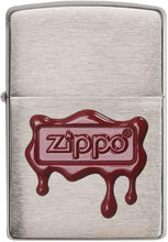 Load image into Gallery viewer, Zippo Lighter- Personalized Message Engrave Red Wax SealZippo Logo #29492
