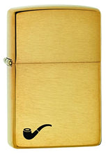 Load image into Gallery viewer, Zippo Lighter- Personalized Message Engrave for Pipe Lighter Brushed Brass Z5009
