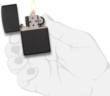 Load image into Gallery viewer, Zippo Lighter- Personalized Colors Pocket Lighter Windproof Black Crackle 236
