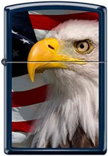 Load image into Gallery viewer, Zippo Lighter- Personalized Engrave Americana Eagle Prey USA Flag Navy #Z5140
