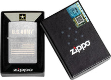 Load image into Gallery viewer, Zippo Lighter- Personalized Engrave for U.S. Army Military US Flag Laser #48557
