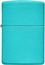 Load image into Gallery viewer, Zippo Flat Turquoise Pocket Lighter
