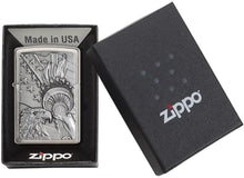 Load image into Gallery viewer, Zippo Lighter- Personalized Engrave Patriotic Eagle with Stars #20895
