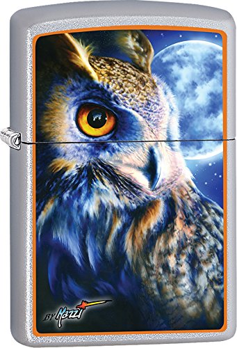 Zippo Lighter- Personalized Message Cat Animals Windproof Lighter Owl #Z589