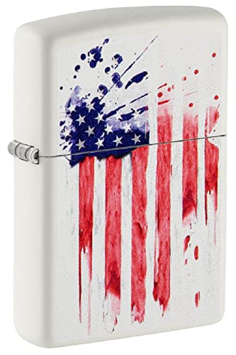 Zippo Lighter- Personalized for US Patriotic US American Flag 49783