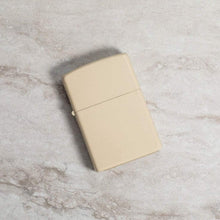 Load image into Gallery viewer, Zippo Lighter - Message Engraved Colored Windproof Lighter Flat Sand 49453
