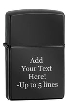 Load image into Gallery viewer, Zippo Lighter - Customized Message Joker, Photo Image - High Polish Black 48914

