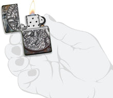 Load image into Gallery viewer, Zippo Lighter- Personalized Engrave for Skull Series2 Pirate Coin Design 49434
