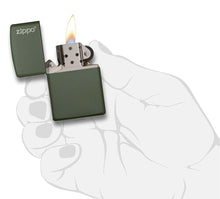 Load image into Gallery viewer, Zippo Lighter - Personalized Custom Message Engrave on Classic with Zippo Logo Windproof Lighter
