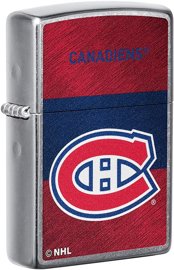 Zippo 2021 NHL Montreal Canadiens Street Chrome Pocket Lighter