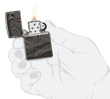 Load image into Gallery viewer, Zippo Lighter- Personalized Engrave for Geometric Patterns Marble Pattern 49812
