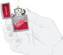 Load image into Gallery viewer, Zippo Lighter- Personalized Message Engrave for Detroit Red Wings NHL Team 48038
