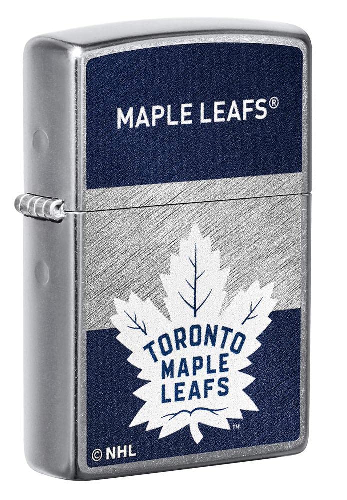 Zippo Lighter - Personalized Customize Message Engrave on Backside for Toronto Maple Leafs NHL Team 48055