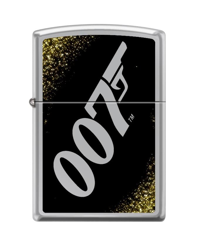 Zippo Lighter- Personalized Engrave for James Bond 007 Goldfinger #Z5357