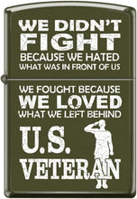 Load image into Gallery viewer, Zippo Lighter- Personalized Engrave U.S. Army Green Matte #Z5432
