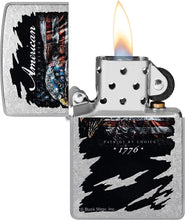 Load image into Gallery viewer, Zippo Lighter- Personalized Engrave Eagle USA Flag Patriotic Eagle Flag #48633
