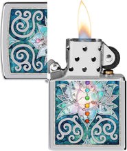 Load image into Gallery viewer, Zippo Lighter- Personalized Engrave Blossoms Flower Power Lotus Flower #48592
