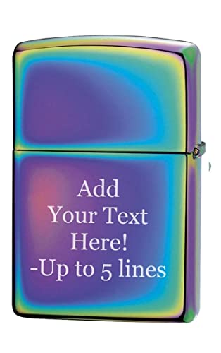 Zippo Lighter- Personalized Engrave Unique Colored Spectrum #151