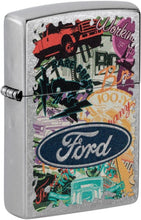 Load image into Gallery viewer, Zippo Lighter - Personalized Customize Message Engrave on Backside for Ford Design Zippo Lighter (Fords Motor Icons 48755)
