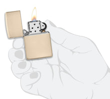 Load image into Gallery viewer, Zippo Lighter - Message Engraved Colored Windproof Lighter Flat Sand 49453
