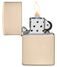 Load image into Gallery viewer, Zippo Lighter - Message Engraved Colored Windproof Lighter Flat Sand 49453
