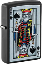 Load image into Gallery viewer, Zippo Lighter- Personalized Engrave Ace of Spades Card Game Cards King #48488
