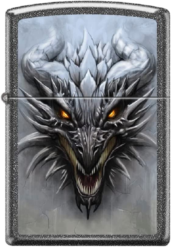 Zippo Lighter- Personalized Engrave Dragon Fierce Mythical Creatures #Z5538