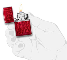 Load image into Gallery viewer, Zippo Lighter - Personalized Custom Message Engraved on Back for Iced Zippo Flame Design Windproof Zippo Lighter #29824
