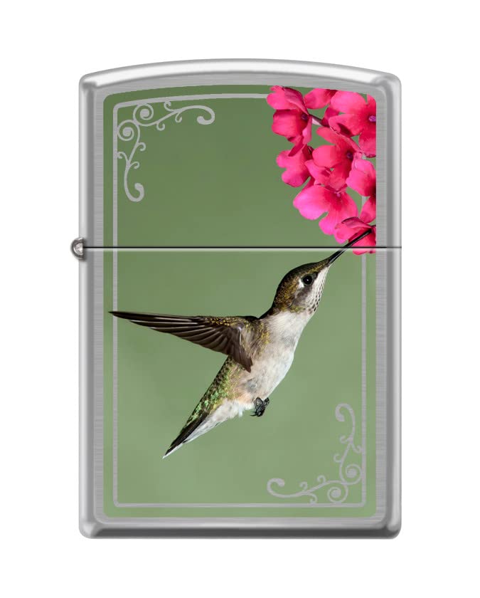 Zippo Lighter- Personalized Engrave Animals Outdoors Nature Hummingbird #Z5427
