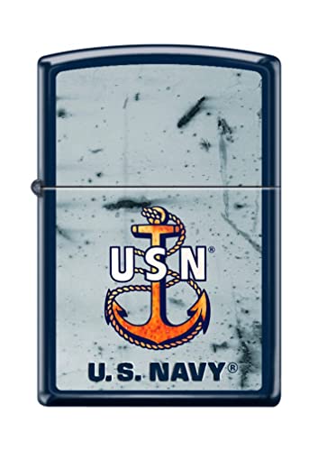 Zippo Lighter- Personalized Engrave for U.S. Navy Navy USN Anchor #Z5025