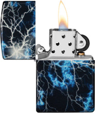 Load image into Gallery viewer, Zippo Lighter - Personalized Customize Message Engrave on Backside Outdoor Wild Nature Mountain Moon Scene Lighter Lightning Glow in The Dark 48610
