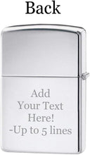 Load image into Gallery viewer, Zippo Lighter- Personalized Engrave for U.S. Army High Polish Z1045
