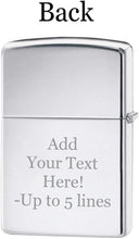Load image into Gallery viewer, Zippo Lighter- Personalized Engrave forZippo Brand Logo Lighter 32 Flame 48623
