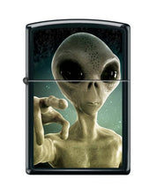 Load image into Gallery viewer, Zippo Lighter-Alien Black Matte Windproof Lighter #Z5461
