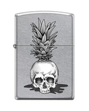Load image into Gallery viewer, Zippo Lighter- Personalized Engrave Pineapple Skull #Z5380
