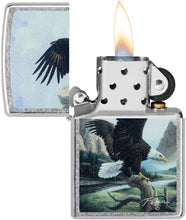 Load image into Gallery viewer, Zippo Lighter- Personalized Engrave Americana Eagle USA Flag Bald Eagle #49822
