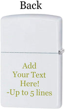 Load image into Gallery viewer, Zippo Lighter- Personalized Engrave Game Over White Matte Z5439
