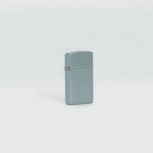 Load image into Gallery viewer, Zippo Lighter- Personalized Engrave on Slim Size Flat Grey #49527
