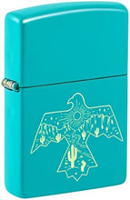 Load image into Gallery viewer, Zippo Lighter- Personalized Bull Chief Indian Longhorn and Feathers #48522
