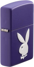 Load image into Gallery viewer, Zippo Lighter- Personalized Message for Playboy Bunny Purple Matte 49286
