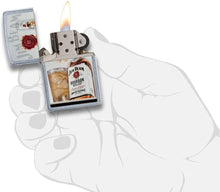 Load image into Gallery viewer, Zippo Lighter- Personalized Engrave for Jim Beam Glass &amp; Bottle #29124
