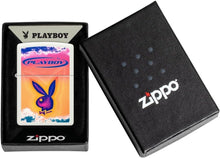 Load image into Gallery viewer, Zippo Lighter- Personalized Message Engrave for Playboy Bunny Clouds 48744
