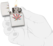 Load image into Gallery viewer, Zippo Lighter- Personalized Message for Colorful Floral Leaf Design #29730
