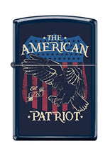Load image into Gallery viewer, Zippo Lighter- Personalized Engrave Americana Eagle Prey USA Flag Navy #Z5254
