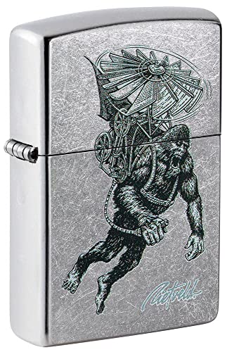 Zippo Lighter- Personalized Engrave for Special Designs Sasquatch Getaway 49765