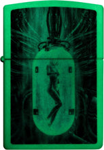 Load image into Gallery viewer, Zippo Tube Woman Design Glow in The Dark Matte Pocket Lighter
