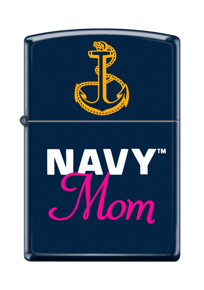 Zippo Lighter- United States Navy USN Mom Navy Matte Windproof Lighter #Z5075