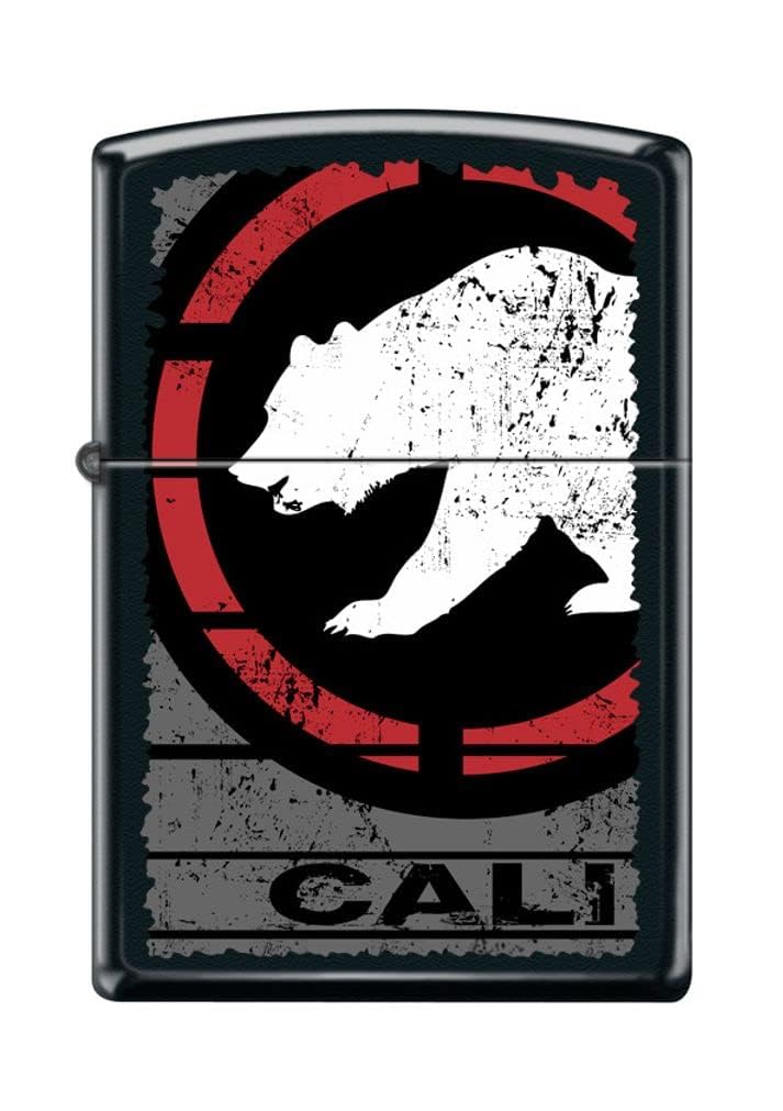 Zippo Lighter-USA City and States Windproof Lighter California City Bear Cali Z5163